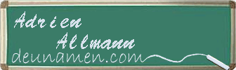Adrien Allmann Visitenkarte